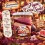 Bougie artisanale parfumée -  Figue cerise santal