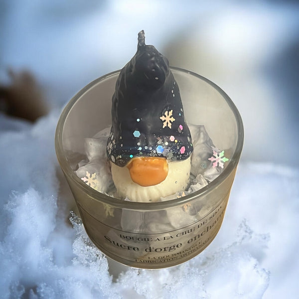 Bougie sucre d’orge enchanté