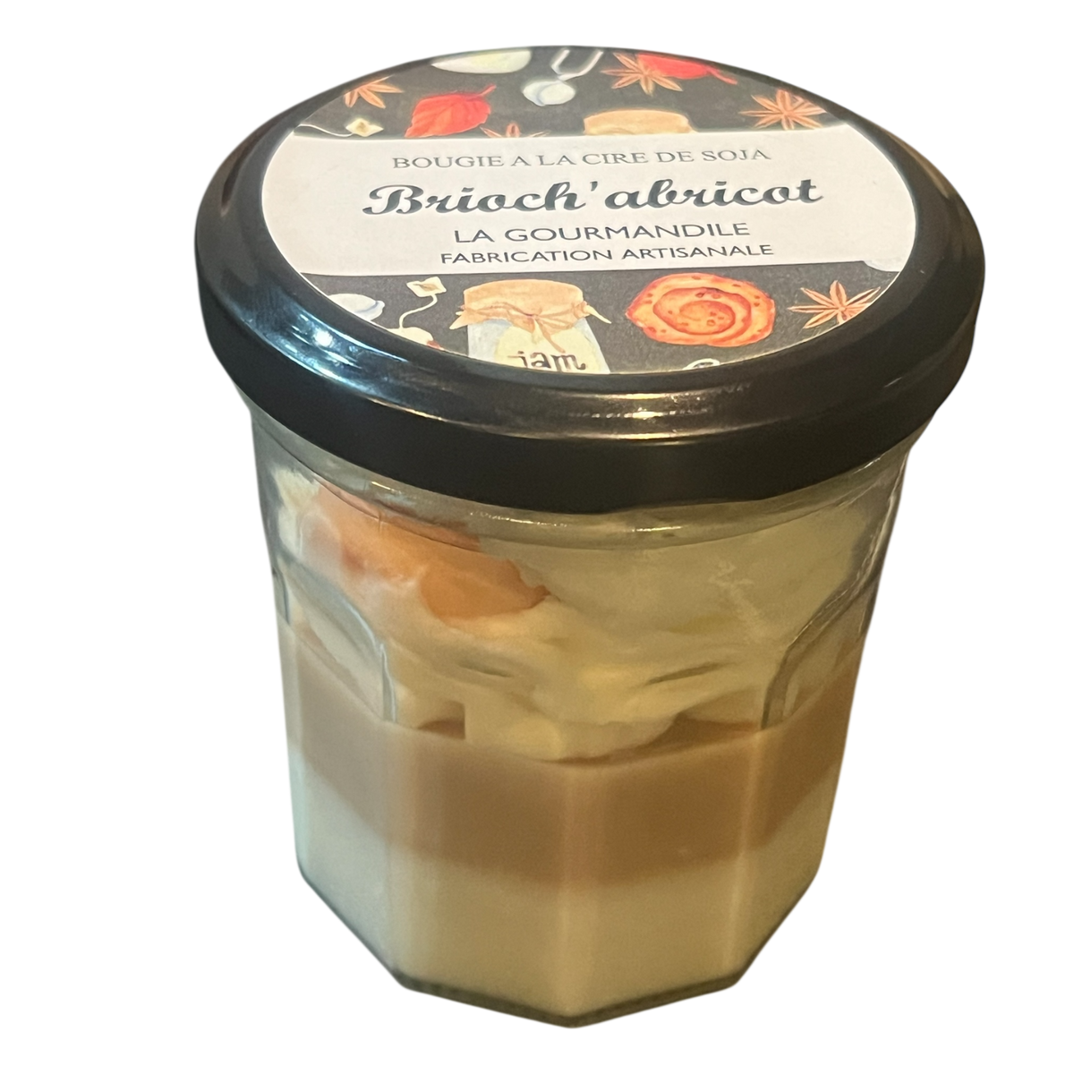 Bougie Brioch’abricot