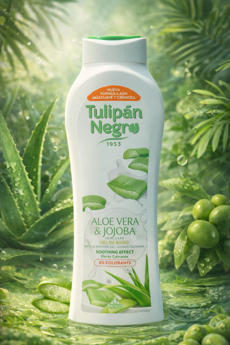 GEL DOUCHE TILUPAN NEGRO ALOE-VERA & JOJOBA 650ML