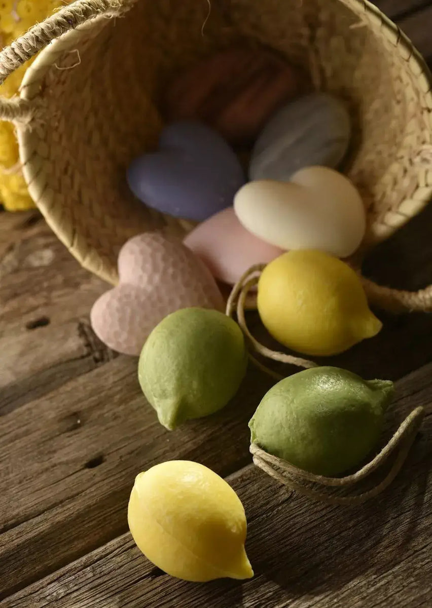 Savon Cœur Martelé Fleur De Lin