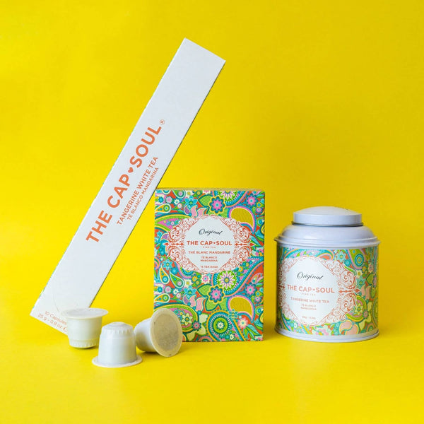 Thé Blanc Mandarine - Thé Blanc en vrac boîte 60g