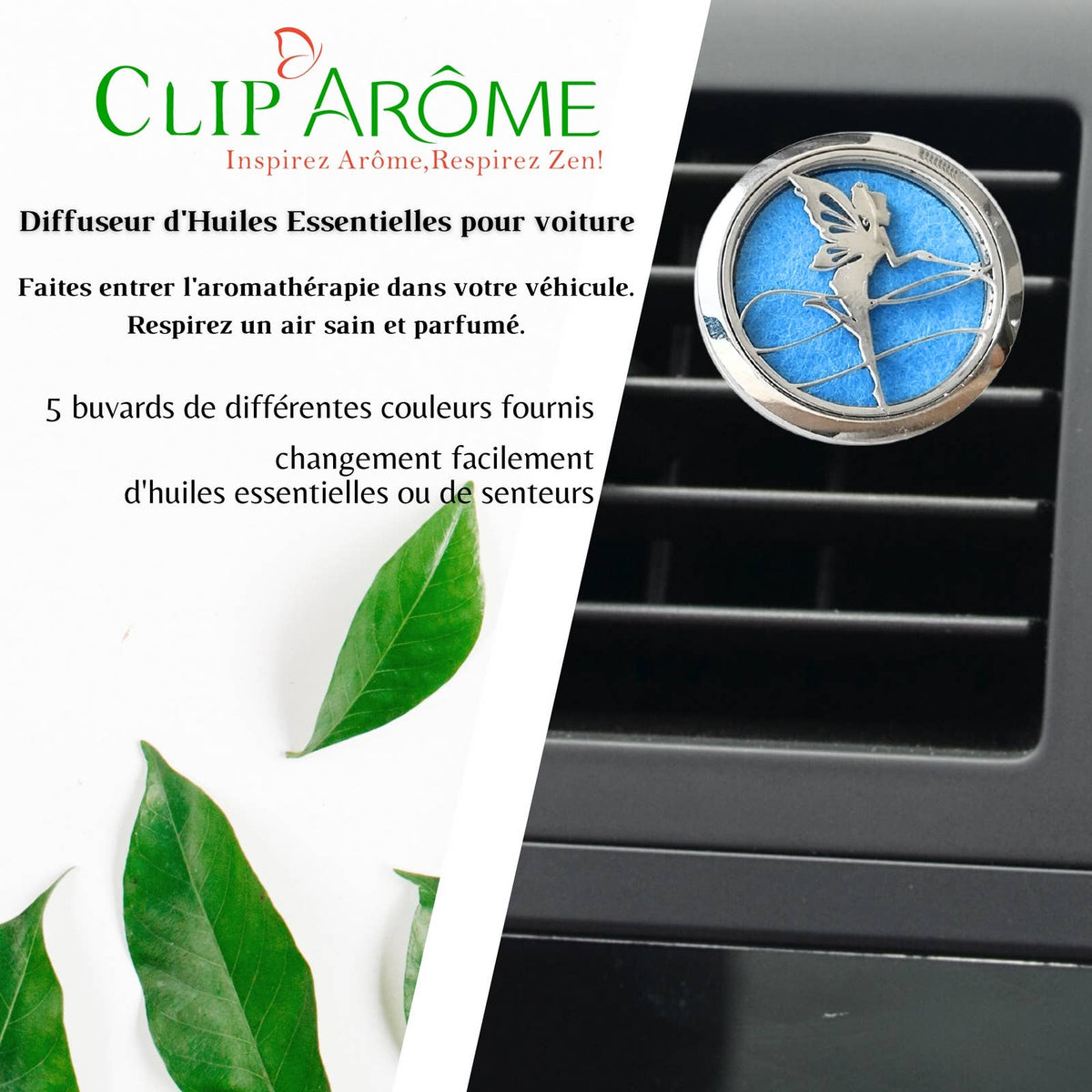 Diffuseur Voiture Clip'Arôme - Ange