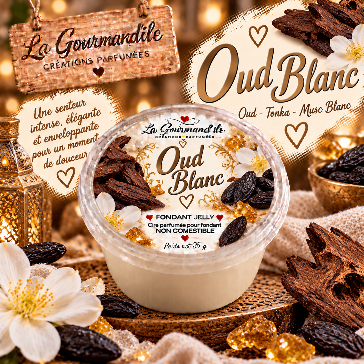 Fondant jelly Oud blanc