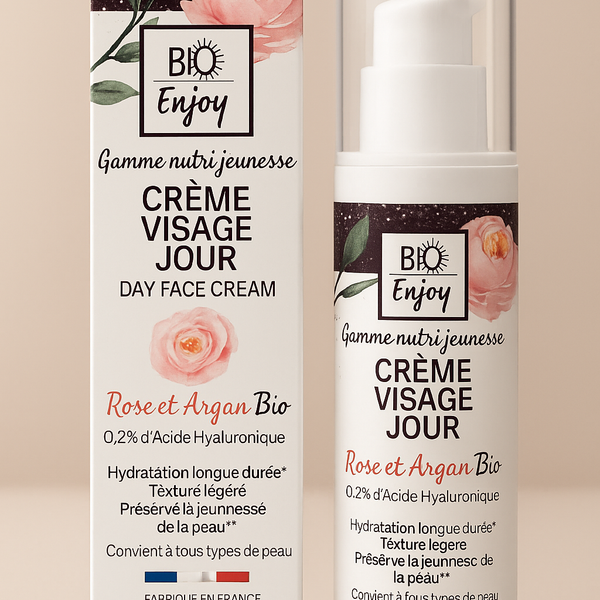Crème de Jour Rose Argan – Certifiée Bio
