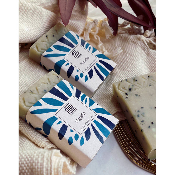 Savon Fleur de Nigelle au lait d'ânesse bio 80g