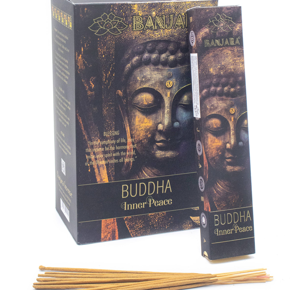 Inc. Banjara Bouddha Paix Intérieure 15gr (12unités)