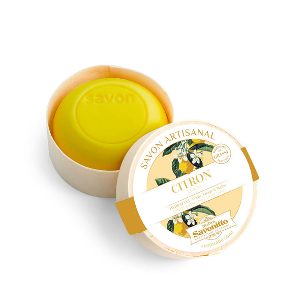 NEW✨ Savon citron dans boite en bois 100g
