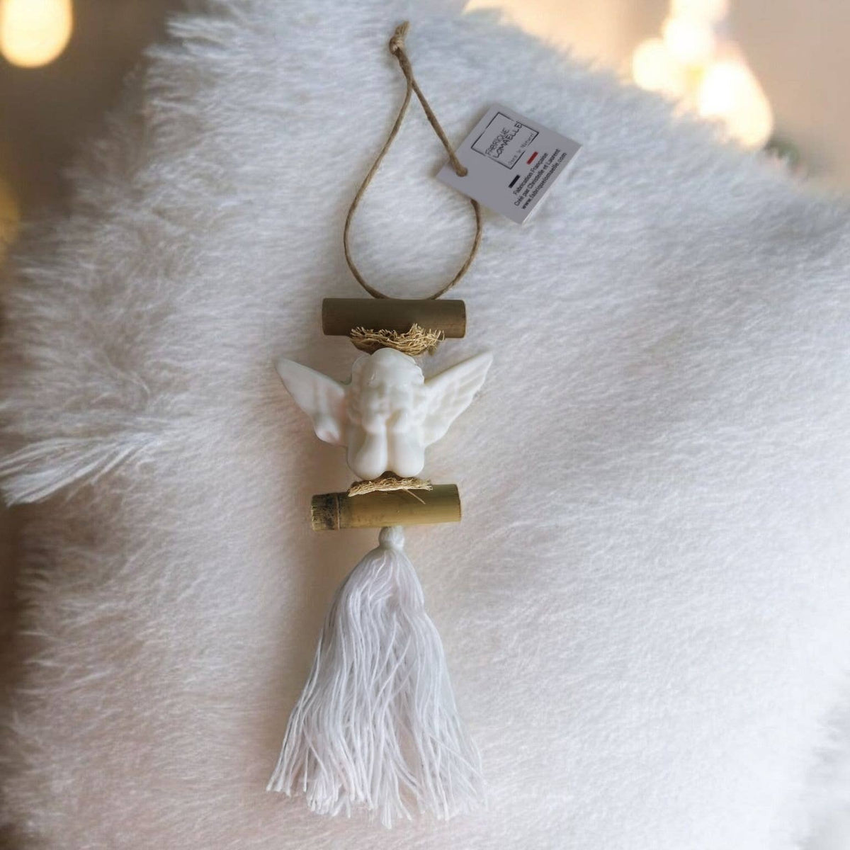Tresse 1 Savon Ange Blanc Senteur Bergamote