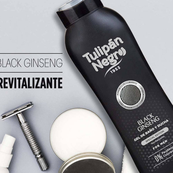 GEL DOUCHE TULIPAN NEGRO HOMME 650ML BLACK GINSENG