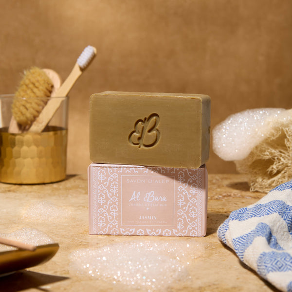 Savon d'Alep parfumé 100g jasmin 