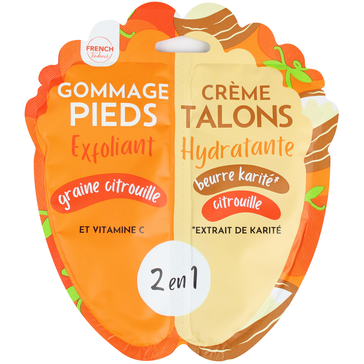 Duo Gommage / Crème hydratante Pieds - Graines de Citrouille
