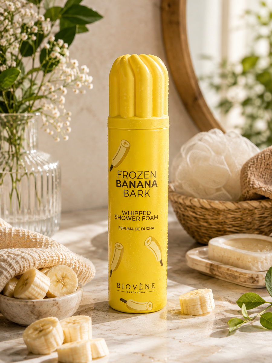 Mousse de Douche Fouettée Frozen Banana Bark – Biovène