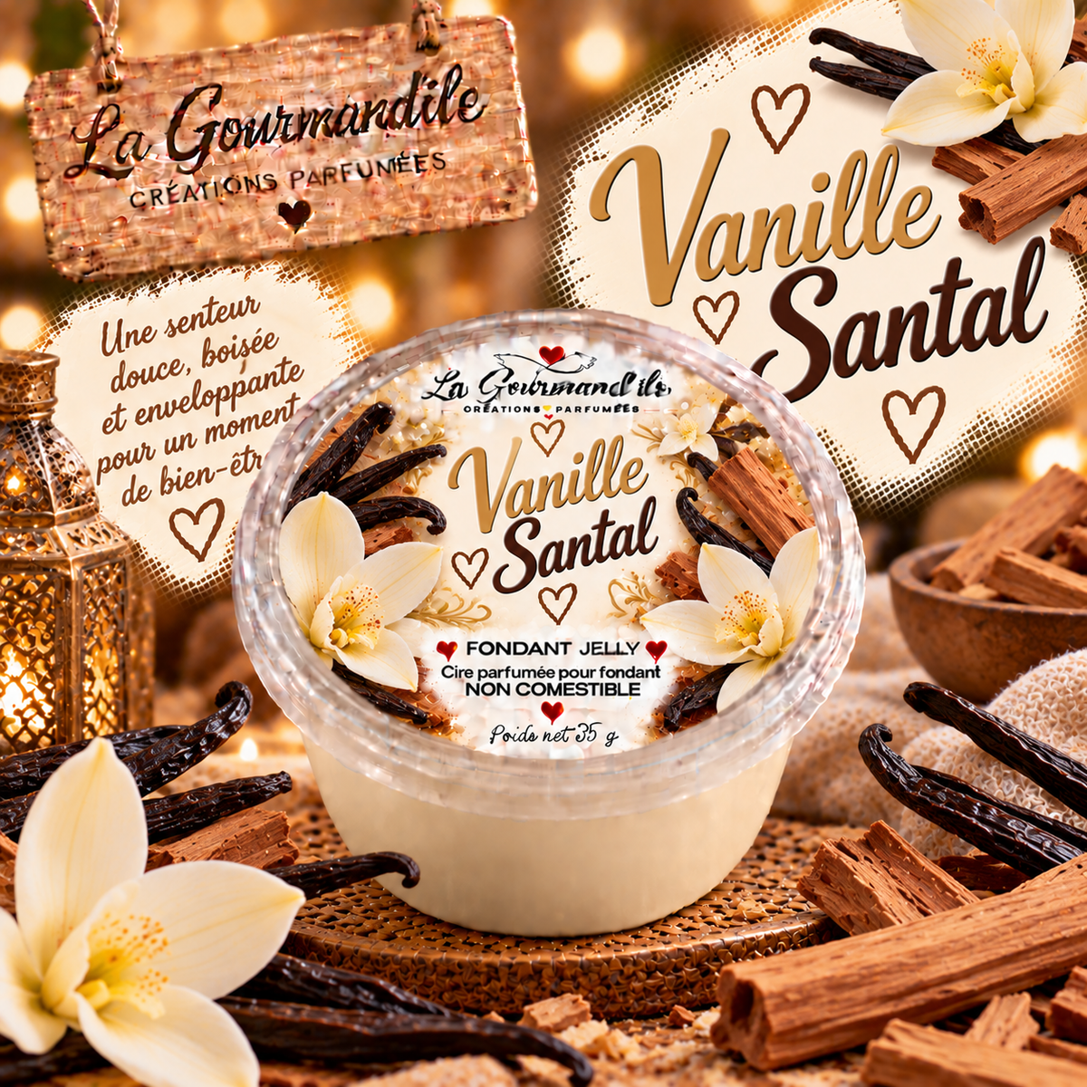 Fondant jelly Vanille santal