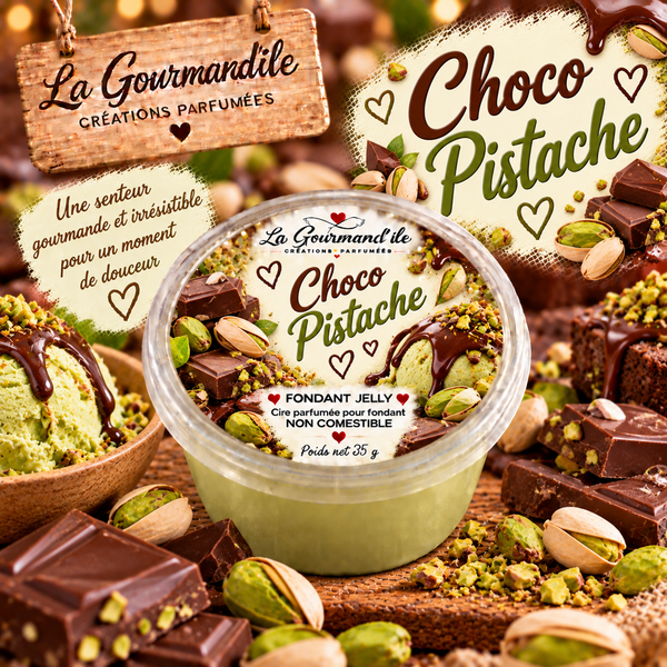 Fondant jelly Choco pistache
