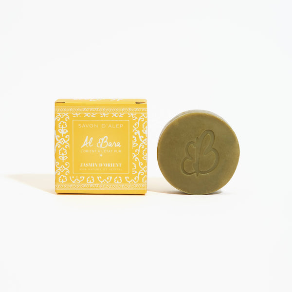 Savon d'Alep parfumé 50g jasmin d'orient