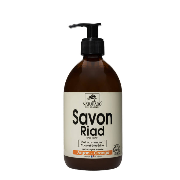 Savon Liquide Riad Orange Argan Bio Ecocert 500 ml