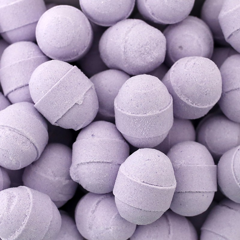Mini-bombes de bain à la lavande