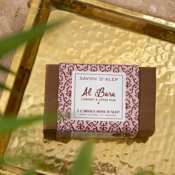 Savon d'Alep argile rose 150g