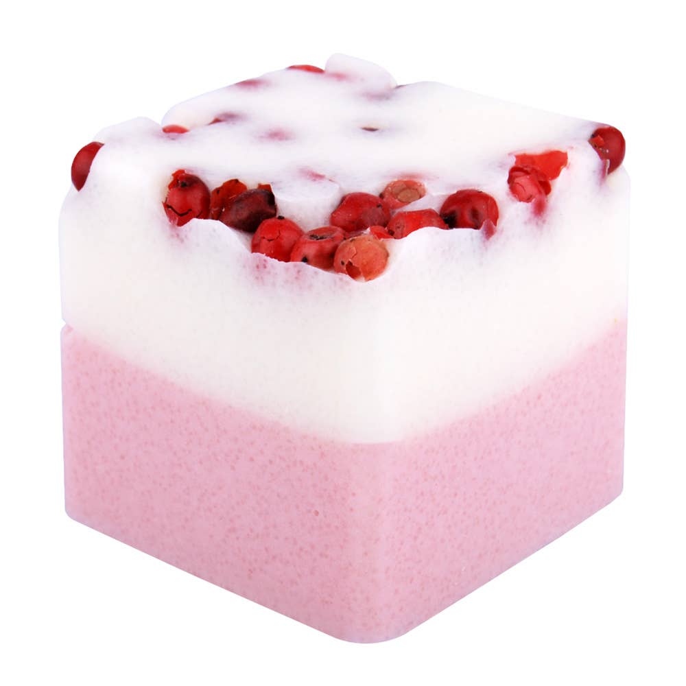 Fondant de bain rhubarbe fraise