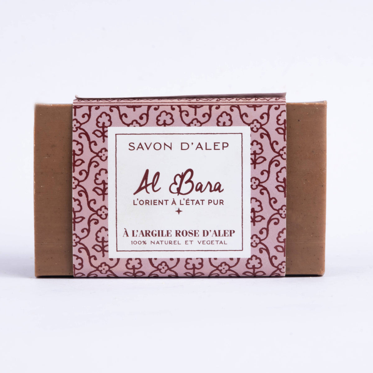 Savon d'Alep argile rose 150g