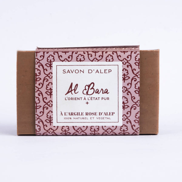 Savon d'Alep argile rose 150g