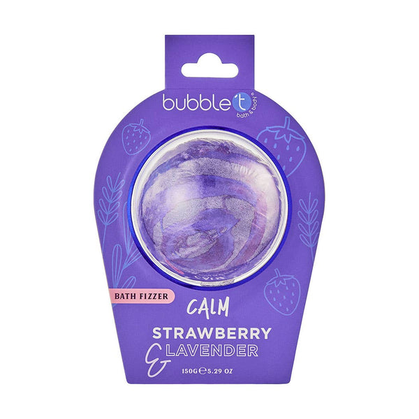 Calm Bath Fizzer - Fraise et lavande (150 g)