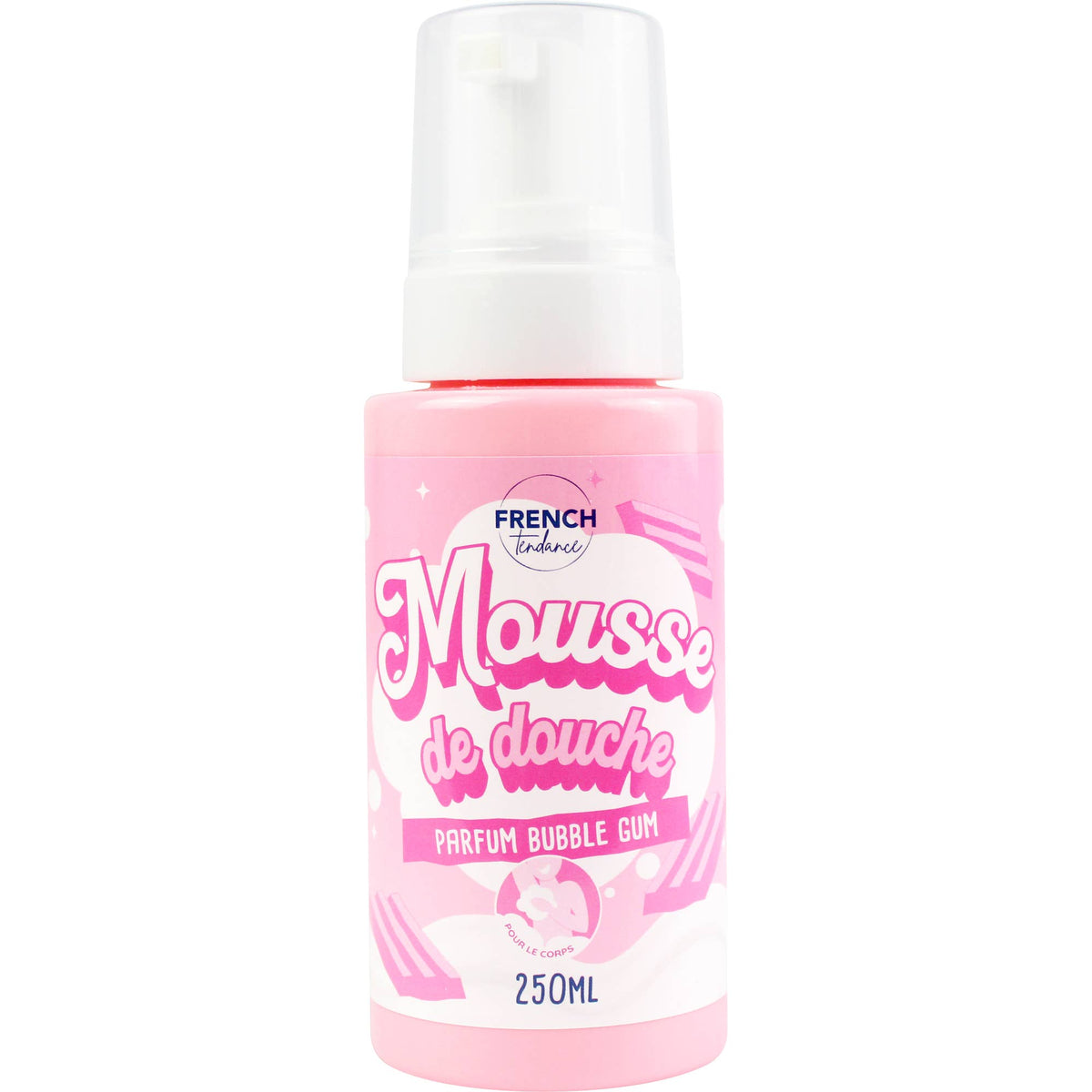 Mousse de douche 250ml - Senteur bubble Gum
