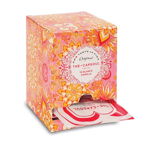 Pyramides de Thé Blanc Vanille - (15 sachets)