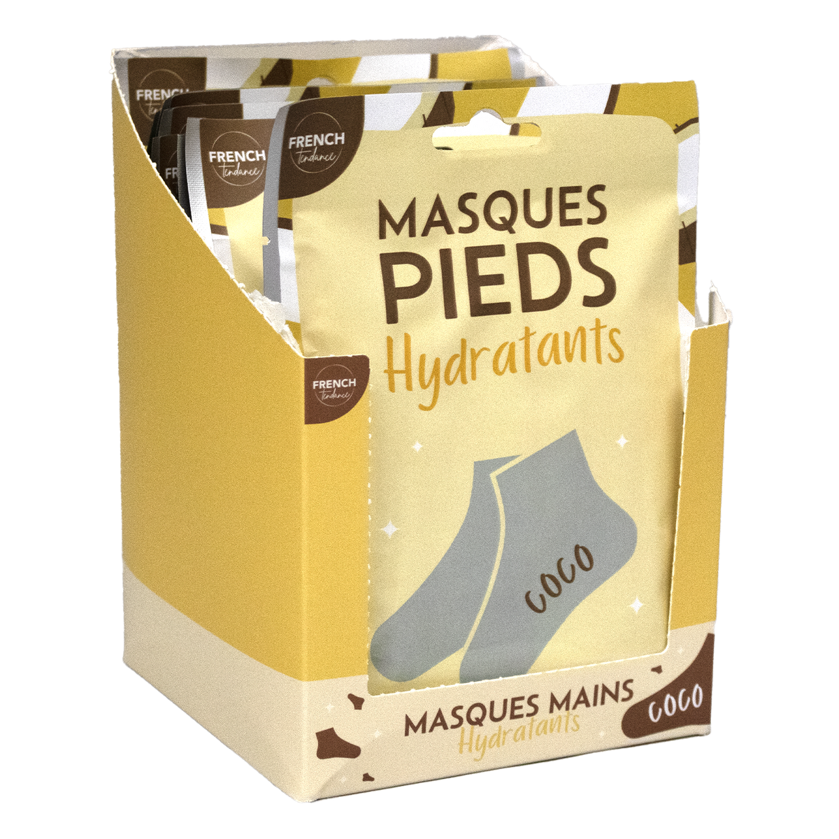 Masque hydratant pieds - Senteur Coco - FRENCH TENDANCE