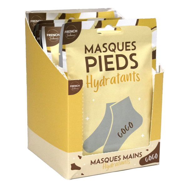 Masque hydratant pieds - Senteur Coco - FRENCH TENDANCE