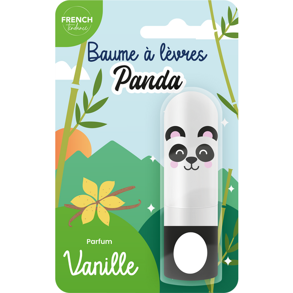 Baume à lèvres 3,3 gr -Panda -  Senteur Vanille
