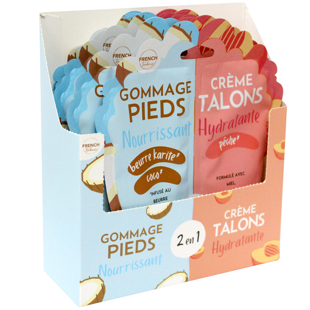 Duo Gommage nourrissant / Gel hydratant Pieds - Beurre de Ka