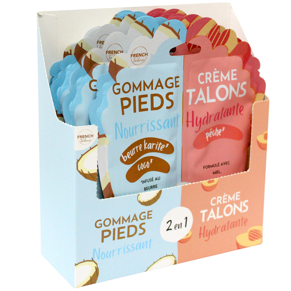 Duo Gommage nourrissant / Gel hydratant Pieds - Beurre de Ka