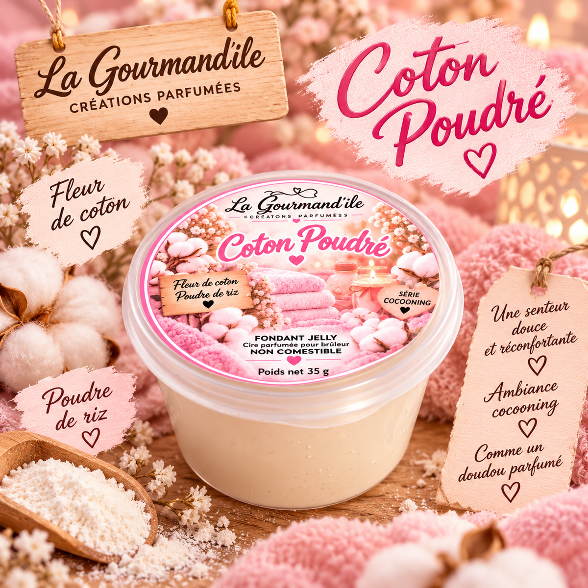Fondant Jelly Coton poudré