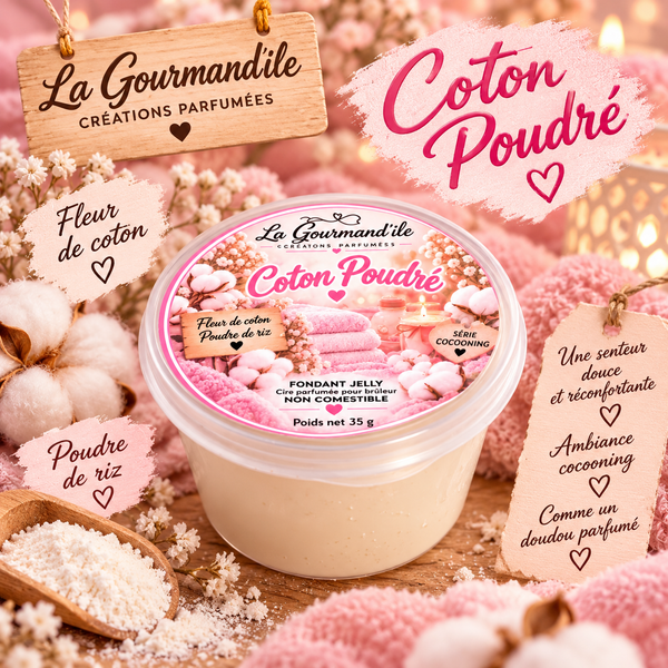 Fondant jelly Coton poudré