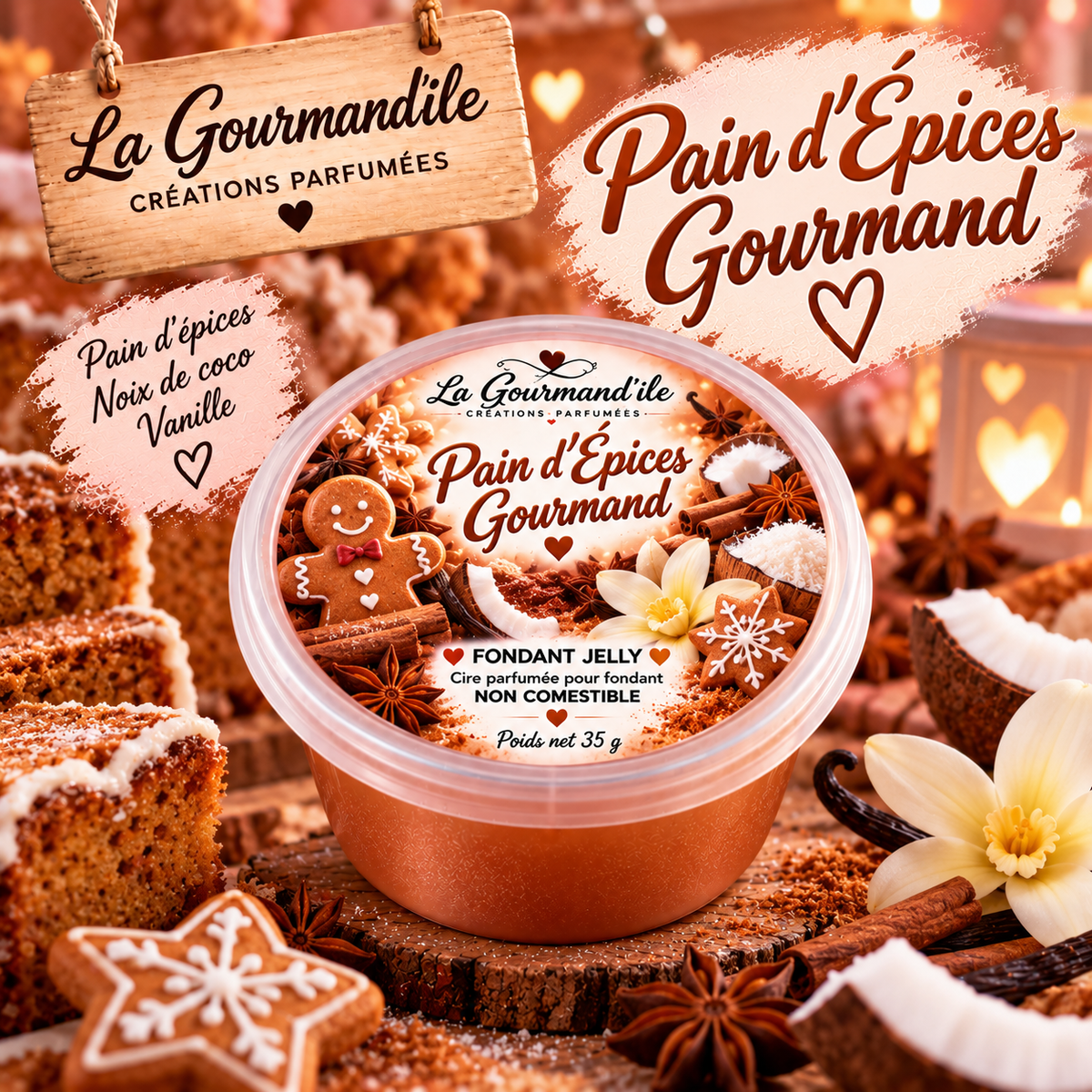 Fondant jelly Pain d'épices gourmand