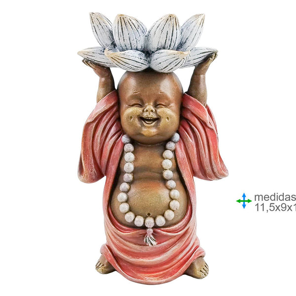 Porte-bougie Bouddha 11,5 x 9 x 18,5 cm