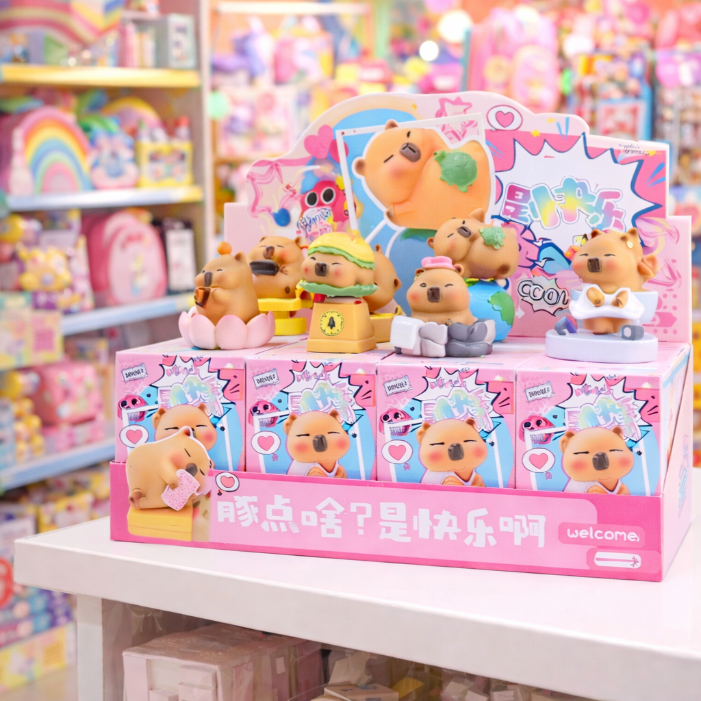 Blind box Capybara Kawai - Boite mystère Capybaras figurines