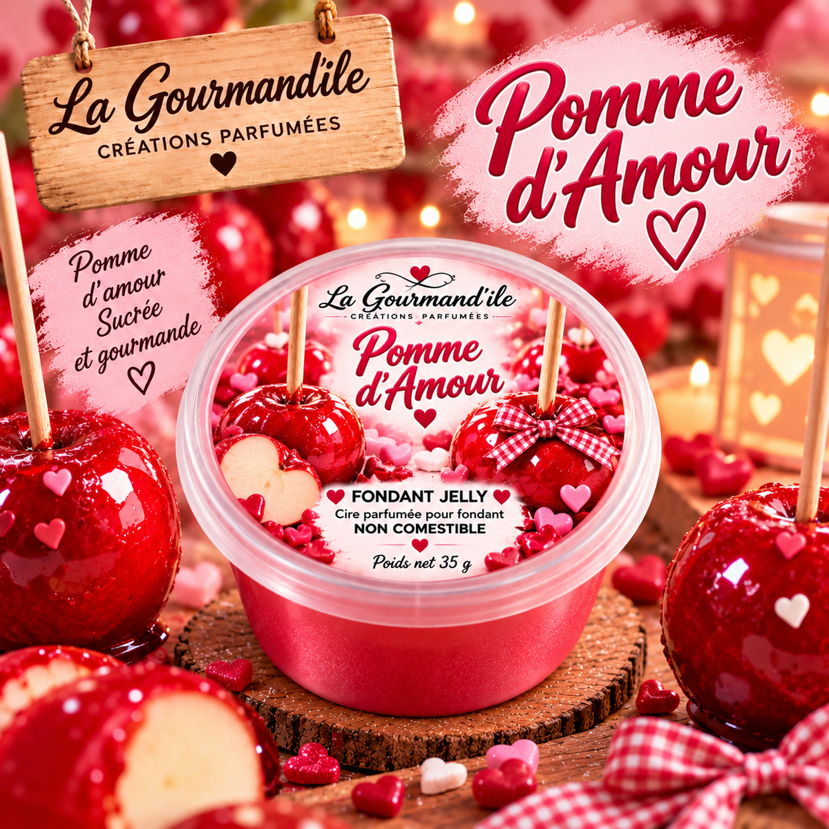 Fondant jelly Pomme d'amour