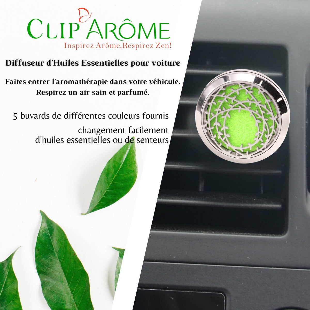 Diffuseur Voiture Clip'Arôme - Couronne