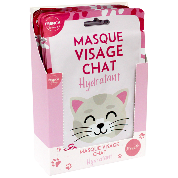 Masque Hydratant - visage Chat  - FRENCH TENDANCE