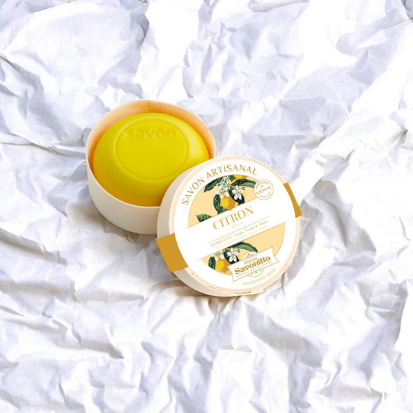 NEW✨ Savon citron dans boite en bois 100g