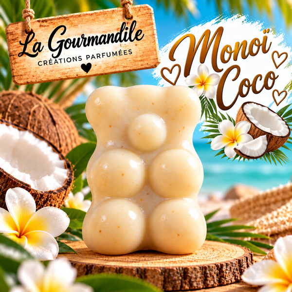 Fondant ourson Monoï coco