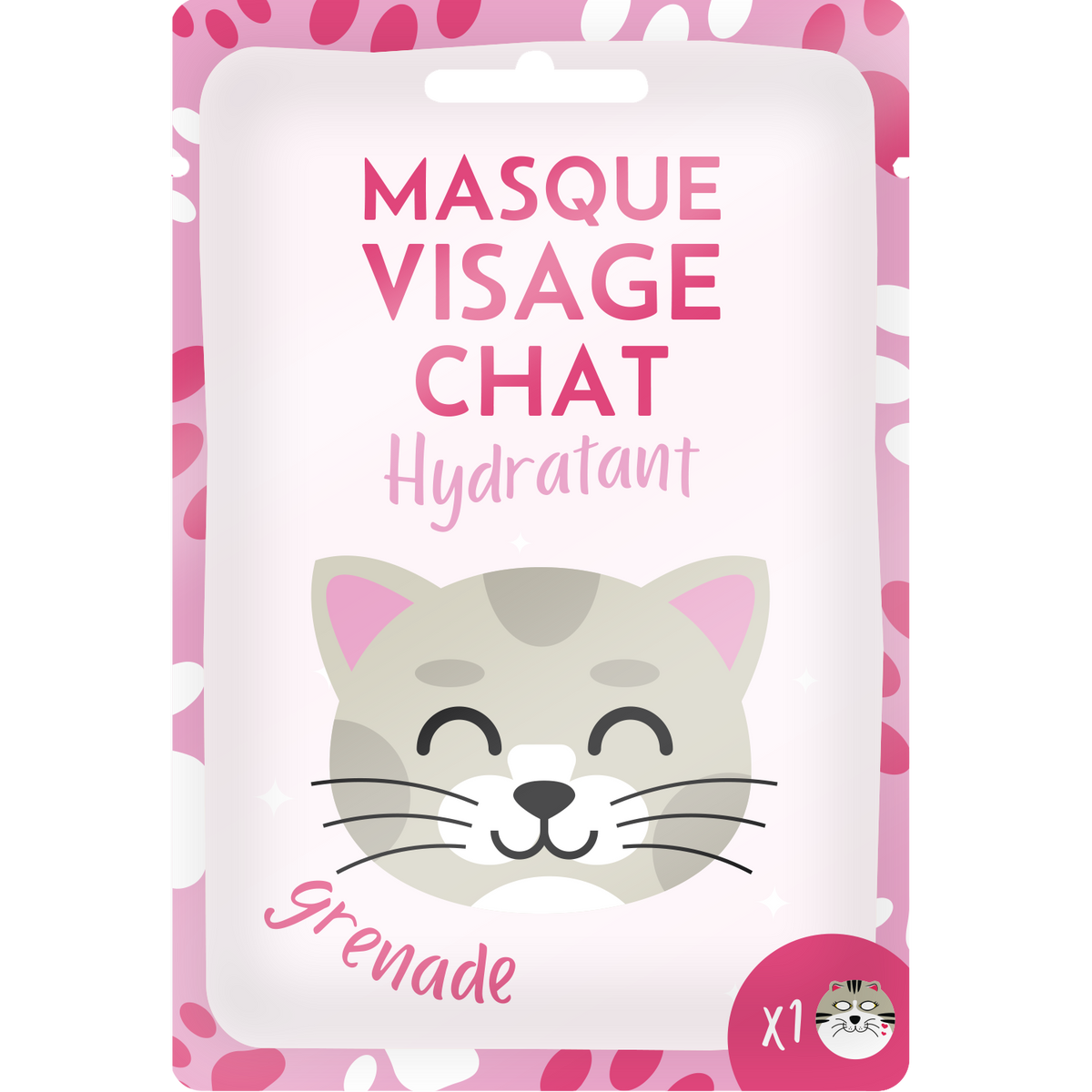 Masque Hydratant - visage Chat  - FRENCH TENDANCE