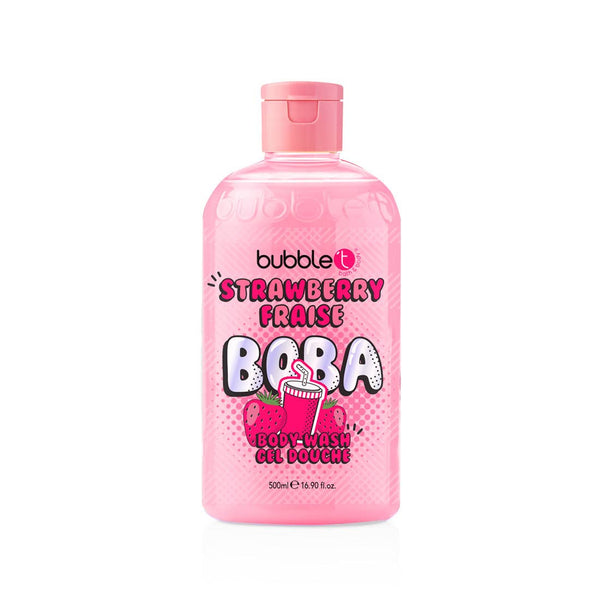 Gel Douche Thé Boba à la Fraise (500ml)