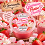 Fondant jelly Guimauve fraise chantilly