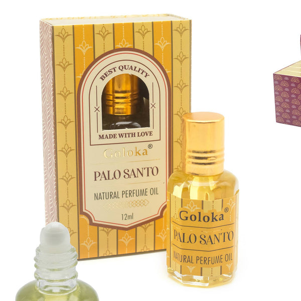 Huile Parfumée Naturelle Goloka P. Santo 12 ml (3 unités)